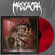MASSACRA Enjoy The Violence LP MARBLE RED [VINYL 12"]
